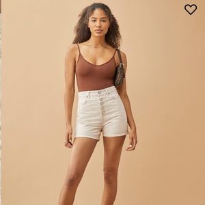 Reformation Amy Button Fly Shorts